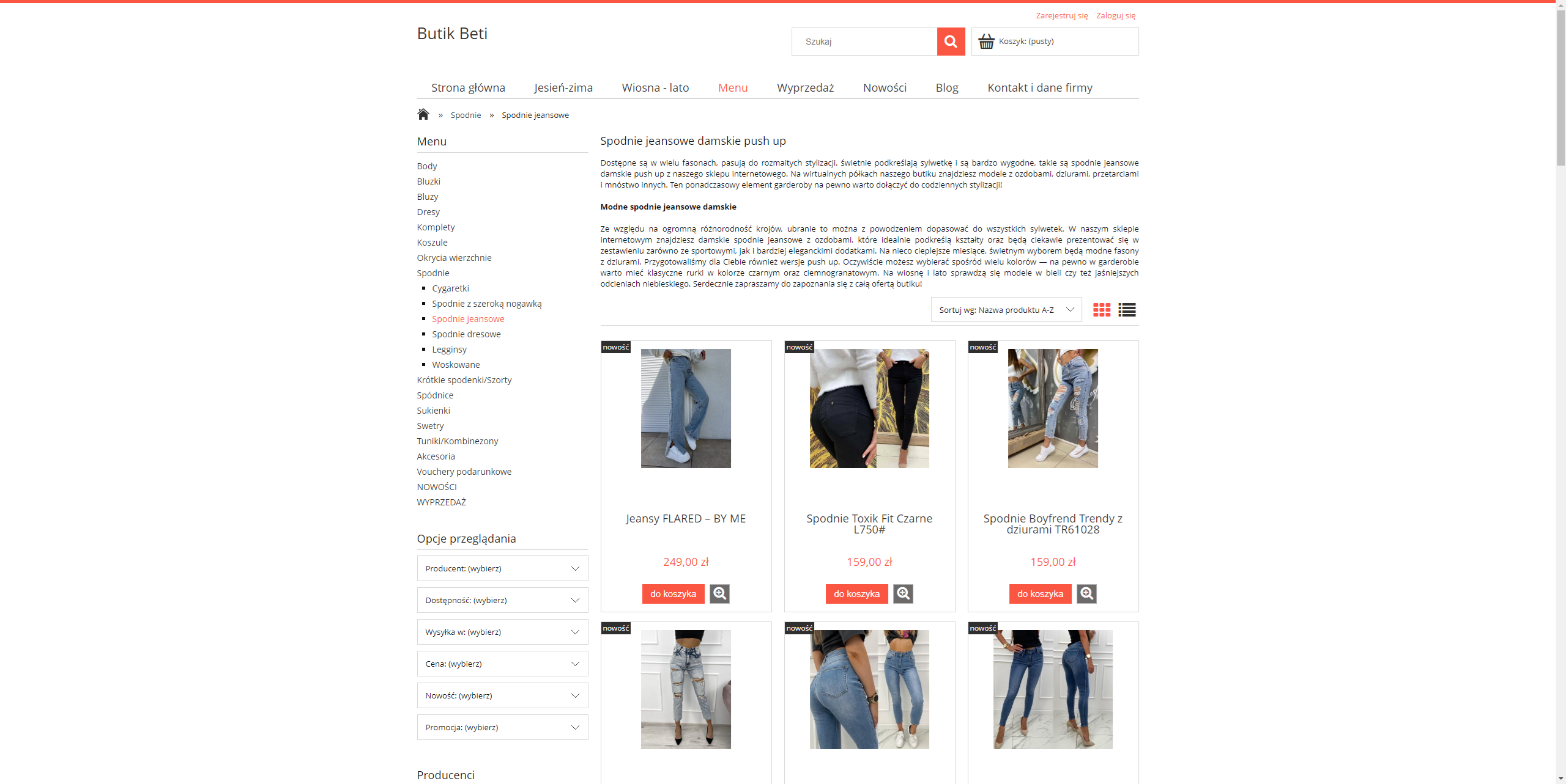 Czy spodnie jeansowe damskie push up naprawdę modelują sylwetkę?