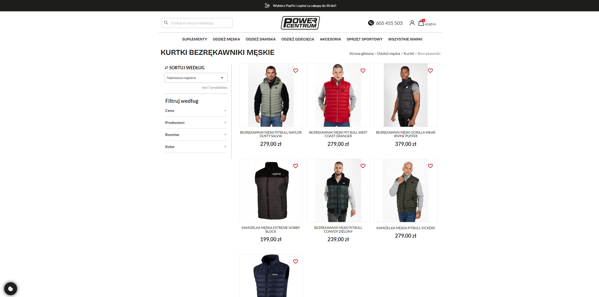 Bezrękawnik męski Pitbull - idealna opcja na przejściową pogodę?