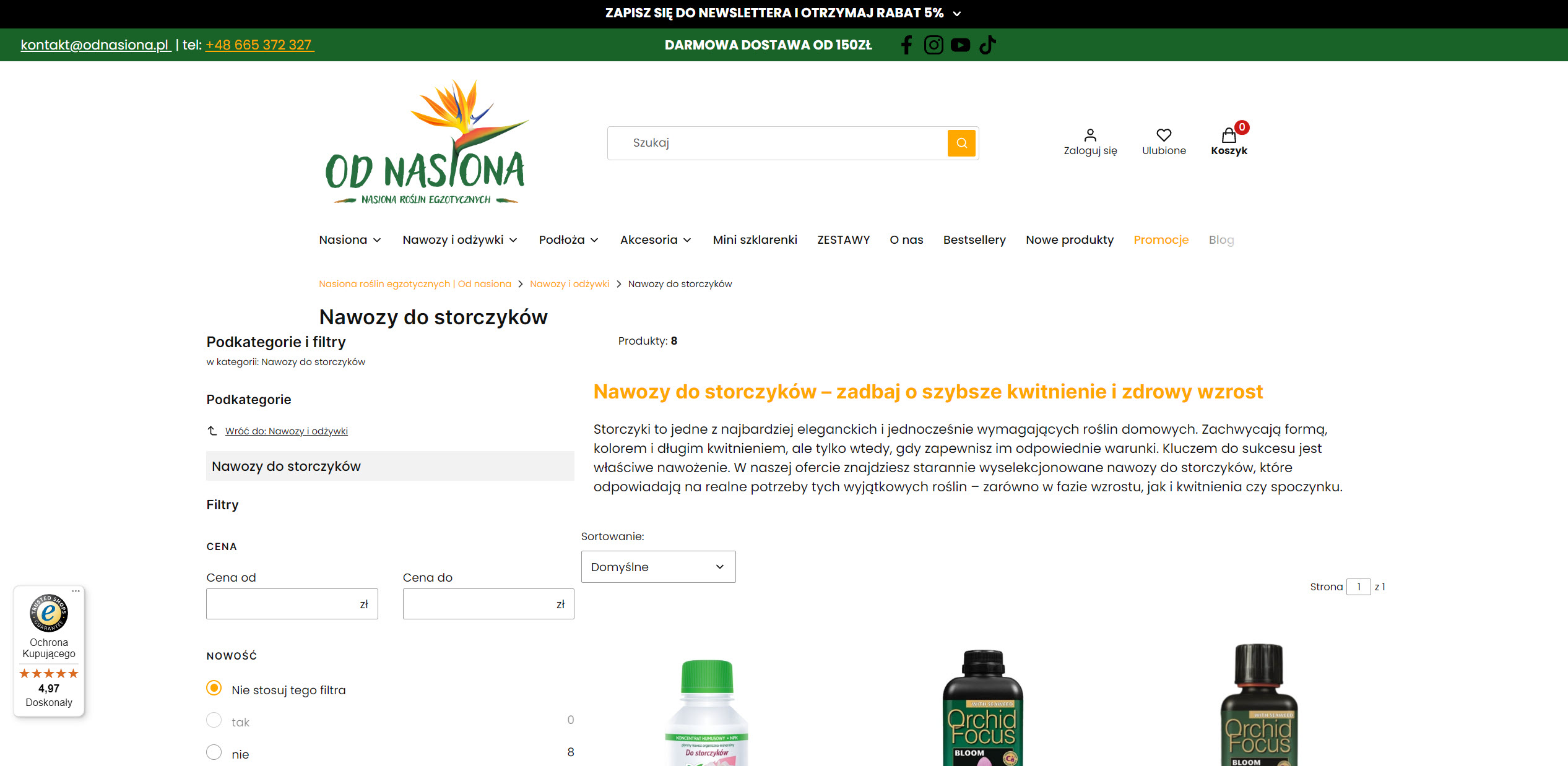 Wiosenna pielęgnacja storczyków - jakie nawozy stosować po zimie?