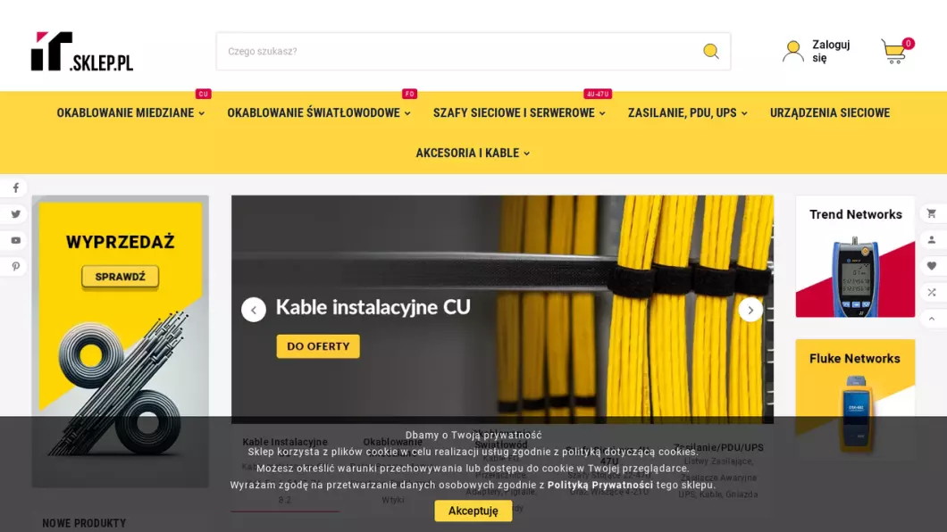 Zrzut ekranu strony